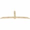 Ekena Millwork Bellingham Rough Sawn Timber Gable Bracket, Douglas Fir, 108"W x 40"H x 2"D x 6"F, 9/12 Pitch GBW108X40X0206BEL00RDF - alternate 2